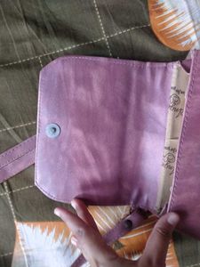 CUTE MAUVE PINK SLING BAG