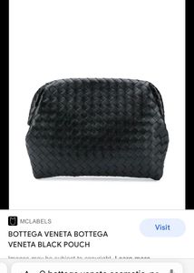 Bottega Veneta Black Pouch
