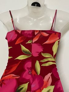 korean Vibrant Floral Print Mini Dress