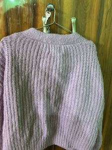 Chic Lavender Knit Cardigan