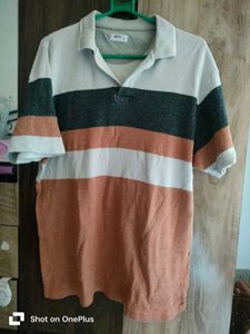 Men's Striped Polo Shirt
