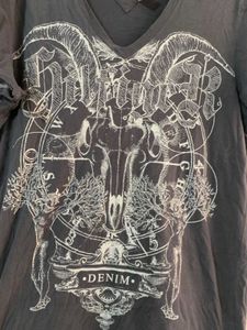 Gothic vintage y2k satan art tee unisex