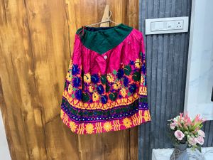 Navratri  Embroidered Ethnic Skirt