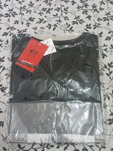 Black V-Neck Top