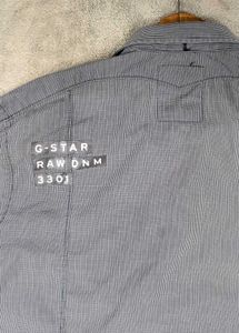 G-Star Men's Striped Button-Up Shirt