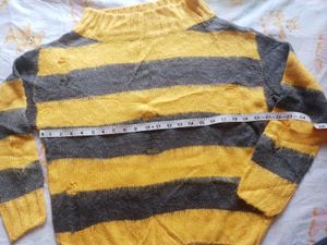 Striped Oversized Knit Sweater