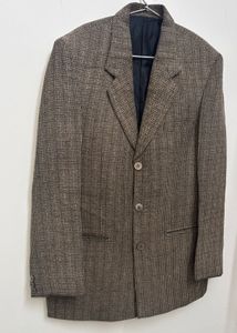 vintage Brown Patterned Blazer