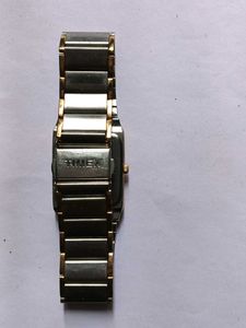 Timex Two-Tone Rectangular Watch