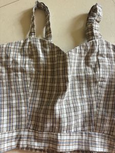 Cute Plaid Crop Top