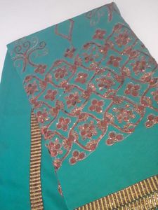 Dark Green With Wine Colour Sequence Design💕💚