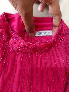 Elegant Pink Gown Offer only for Today