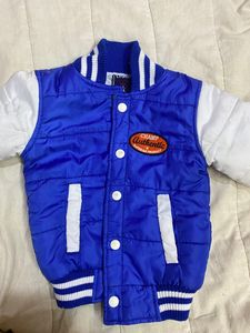 Blue And White Jacket For Boys