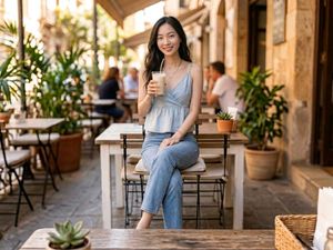 Light Blue Camisole Top
