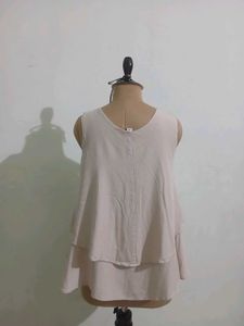 Elegant Women's Sleeveless Layered Top