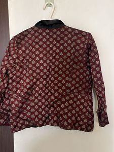 Pure Banarasi brocade Ethnic Jacket