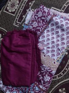 Boho Patchwork dress material for lady's