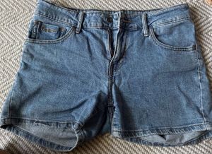 Classic Blue Denim Shorts