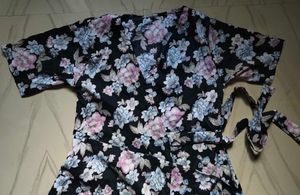 Floral Wrap Dress