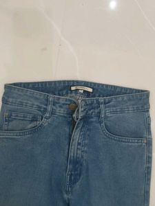 Blue Flared Jeans