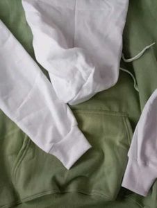 Green & White Hoodie