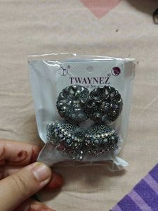 Twaynez Ethnic Jhumka Earrings
