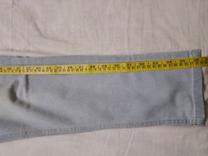 New Ice Blue Shade Trendy Straight Fit Jean Women