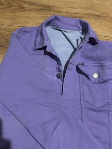 Lavender Denim Jacket