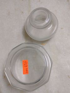 Clear Glass Jar with Lid