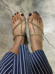 Sparkly Strappy Sandals