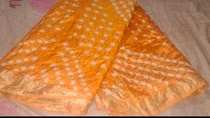 Bandhej Silk Saree