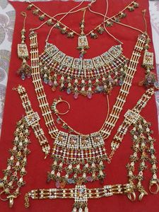 Bridal Jewellery Set (Multi Color)