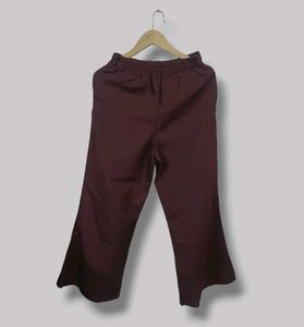 Women's Burgundy Office Pants