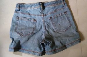 Light Wash Denim Shorts