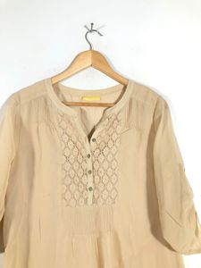 Beige A-Line Top(Women’s)