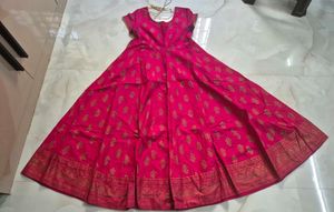 Beautiful Pink Ethnic Gown