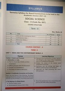 Oswaal Books CBSE Class 10 Social Science Term II