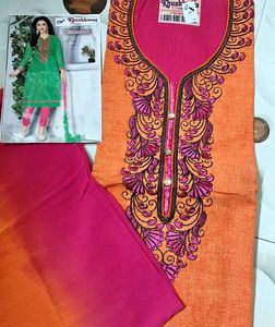 Embroidered sut Set with Dupatta