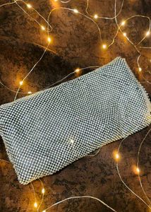 Sparkly Rhinestone Clutch Bag