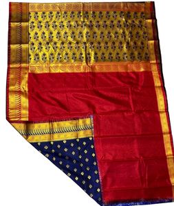 Banarasi Satin Allover Booti Saree For Women