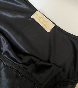Black Velvet Slip Dress