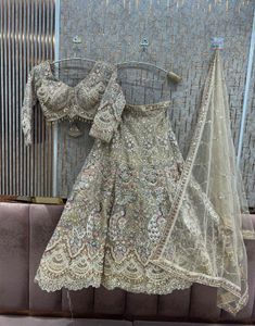 Elegant Embroidered Lehenga Choli with Dupatta ✅