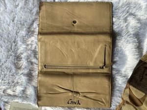 Vintage Coach Tote and Wallet Combo with Card