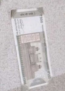 original 500 Rs note unique no786