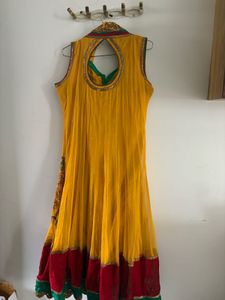 Vibrant Yellow Embroidered Kurta Set