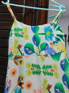 Colorful Floral Print Sundress