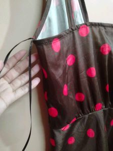 Chic Polka Dot Maxi Dress