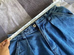 Wide Leg Denim Pants