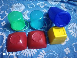 Combo of   3 Now,  yellow &amp;red bowls r not available now