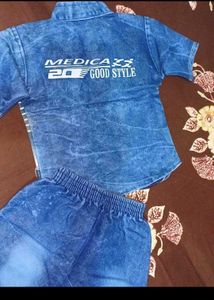 Cute Denim Outfit for Kids