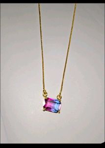 Gradient Gemstone Necklace